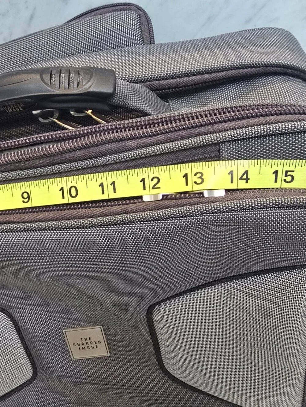 Sharper Image Wheeled Case Black/Grey + Bonus removable computer bag.